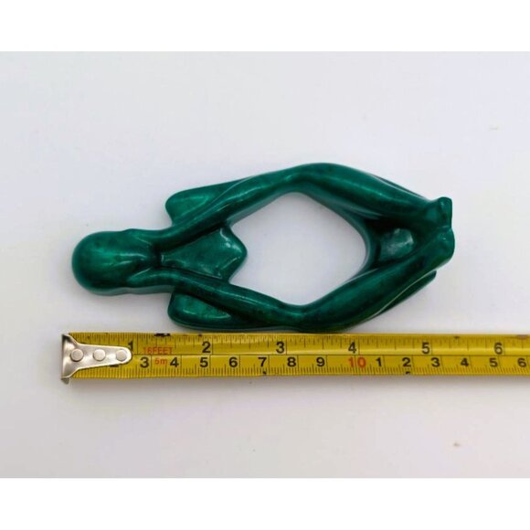 The Thinker Shiny Red & Green Colored Figurines from Resin Handcrafted NEW - Picture 8 of 10